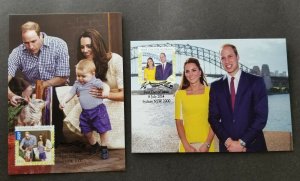 *FREE SHIP Australia Royal Visit William, Kate & George 2014 Bridge (maxicard)