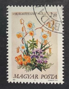 Hungary 1989 Scott 3173 CTO - 2ft, Flower Arrangements