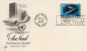 United Nations, First Day Cover, Space