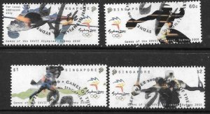 SINGAPORE SG1065/8 2000 OLYMPIC GAMES FINE USED