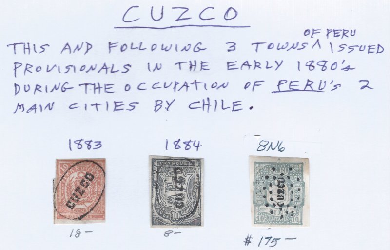 CUZCO USED GROUP SCV $201.00 STARTS @ A LOW PRICE