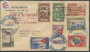 Cuba 1951 Scott 458-461 C41-C43 E13 | First Day Cover | CU9565