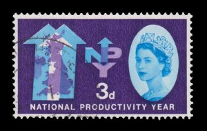 GREAT BRITAIN STAMP 1962 SCOTT # 388. USED. # 1