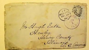 GREAT BRITAIN #142 (18) CAT 75.00 EURO (=$115.00) BELFAST B/S PURPLE CHICAGO