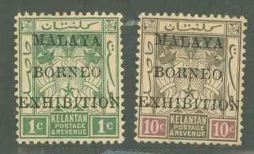 Malaya Kelantan 14a/23a Mint VF H