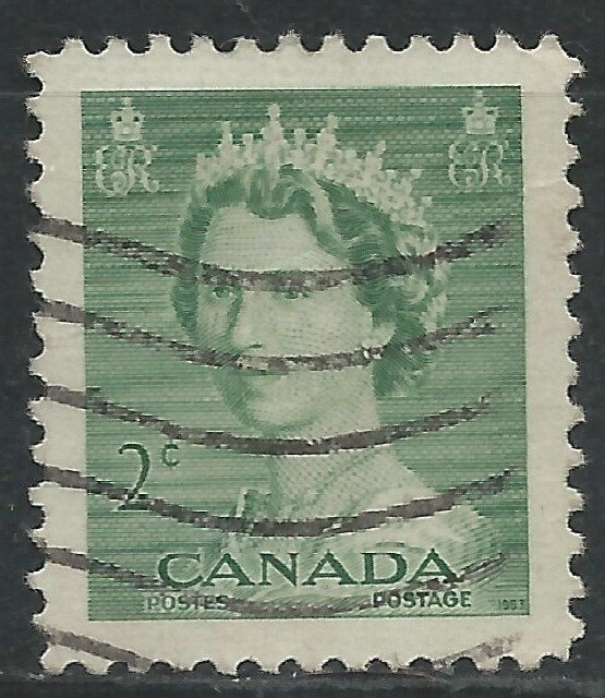 Canada 1953 - 2c Queen Elizabeth - SG451 used