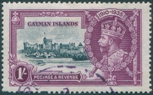 Cayman Islands 19351s slate & purple Jubilee SG111 used