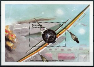 Grenadines Grenada Stamps 1995 MNH WWII WW2 VJ Day Peace Pacific Aviation 1v S/S 