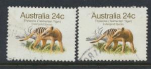 Australia SG 788 and 788b  pair Used  see further details