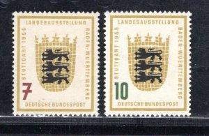 GERMANY SC# 729-30 FVF/MOG