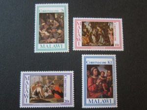 Malawi 1981 Sc 390-3 Christmas Religion set MNH