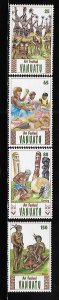 Vanuatu 1991 Art Festival Sc 536-539 MNH A1644