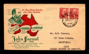 Australia 1949 Forrest FDC - L14059