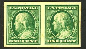 U.S. #343 MINT PAIR OG HR