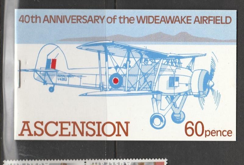 Ascension Booklet 1982 Wideawake Airfield SG SB4