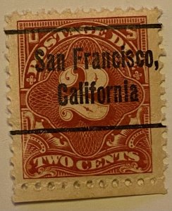 United States 1917-1931 Precancel Postage Due 121 Mint Stamps Lot