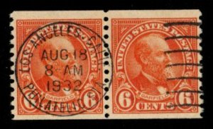 United States #723 used first day cancel