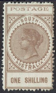 SOUTH AUSTRALIA 1902 QV THIN POSTAGE 1/-