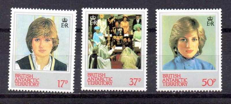 British Antarctic Territory 93-95 MNH