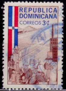 Dominican Republic, 1962, Farming and Industrial Development, 3c, used