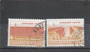 Denmark  Scott#  678-679  Used  (1981 Nyboder Development)