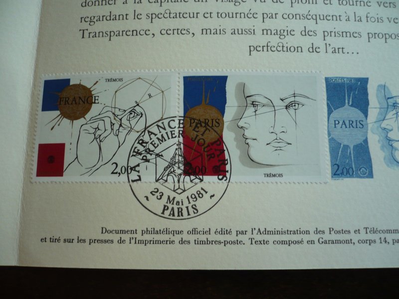 Stamp - France - Scott# 1742a - Used First Day Issue - History of the Stamp