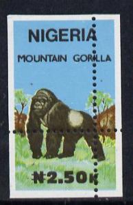 Nigeria 1990 Wildlife - Gorilla N2.50 unmounted mint with...