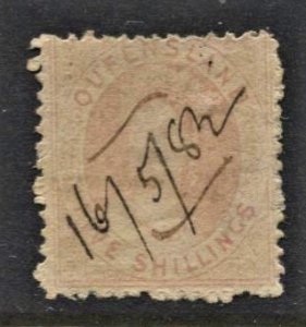 STAMP STATION PERTH Queensland #24 QV Definitive Used Unwmk. - Perf.13 CV$150.00