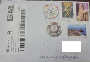 O) SPAIN,  ODD SHAPE - SPAIN 2000 INTERNATIONAL PHILATELIC EXHIBITION SIGNATURE