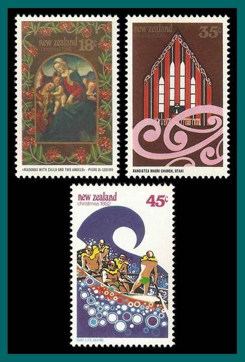 New Zealand 1982 Christmas, MNH 752-754,SG1274-SG1276