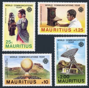 Mauritius 558-565, MNH. Mi 558-561. World Communication Year WCY-1983.