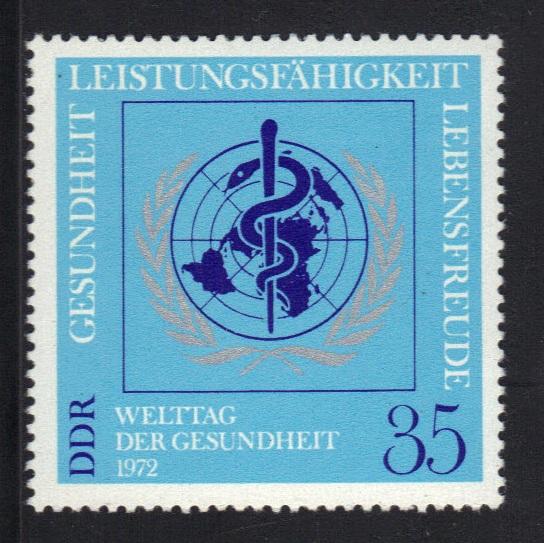 Germany  DDR  1972 MNH   world health day   complete