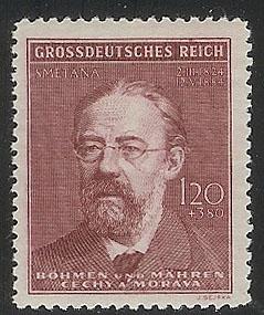 CZECHOSLOVAKIA (Bohemia & Moravia) MINT NH # B28 (A)