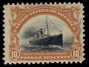 US Stamp #299 Mint NH SCV $300. Gorgeous Stamp.