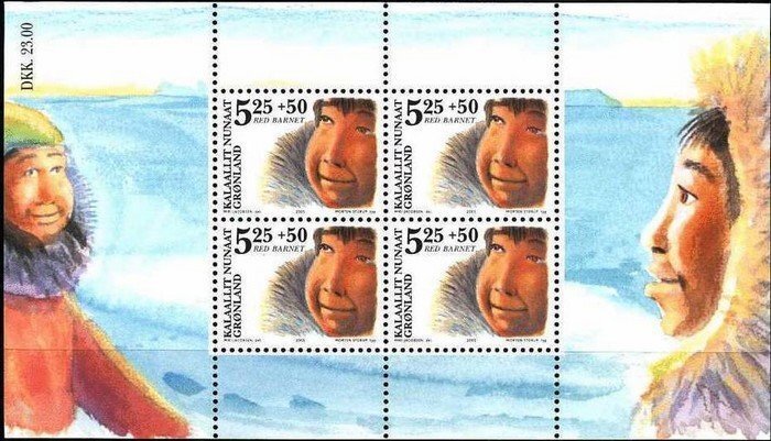 Greenland 2005 #B30a MNH. Save the Children fund