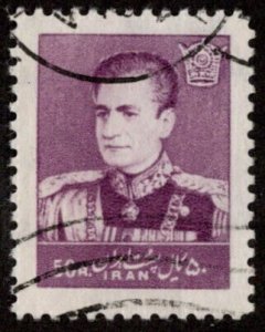 IRA SC #1123 U 1958 50r M. Reza Shah Pahlavi CV $15.00