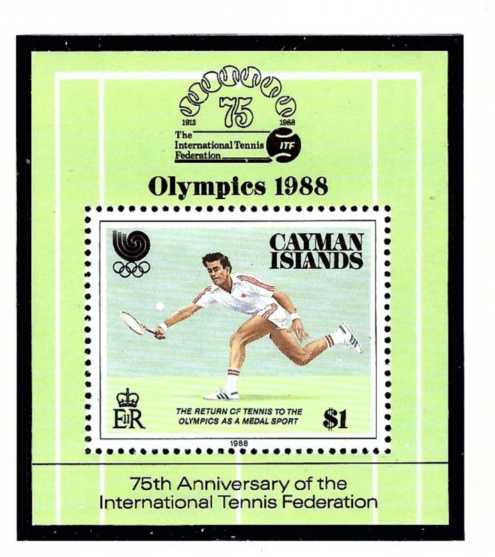 Cayman Is 601 MNH 1988 Olympics   S/S      (KA)