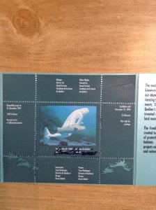 Canada ( Quebec Wildlife ) DQ 13  (QW 7 )  MInt  Booklet   Artist signed