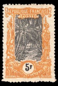 MOMEN: FRENCH COLONIES CONGO SC #49c ROSE BRANCH WMK MINT OG LH LOT #65981