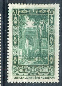 FRENCH COLONIES; ALGERIA 1936 early pictorial issue Mint hinged 20c. value