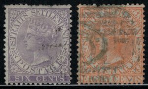 Straits Settlements #12-3  CV $40.50