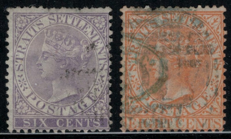 Straits Settlements #12-3  CV $40.50