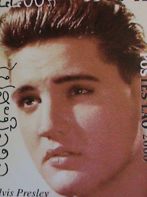 LAOS  STAMP-2000-ROCK & ROLL MOVIE STAR ELVIS PRESLEY MNH:SHEET#3 VERY FINE