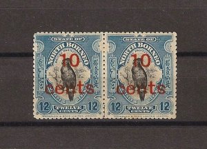 NORTH BORNEO 1916 SG 188/188a MINT Cat £240