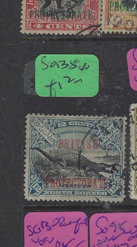 NORTH BORNEO  (P2601B)  BP  12C  CROCODILE  SG 135   VFU