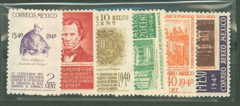 Mexico #760-2/C108-10 Mint (NH) Single (Complete Set)