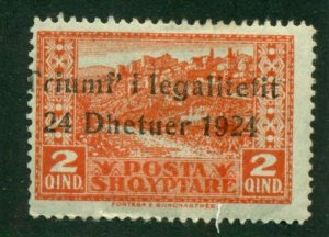 Albania 1924 #165 MH SCV (2024) = $2.75