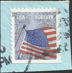 # 4781 USED FLAG IN WINTER