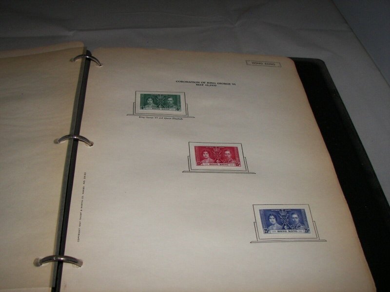 British 1937 Coronation Issue complete (202 stamps) - see description [100_4489]