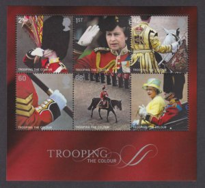 GB QEII 2005 Trooping of the Colour Miniature Sheet MS2546 Cat £11 Superb M/N/H 